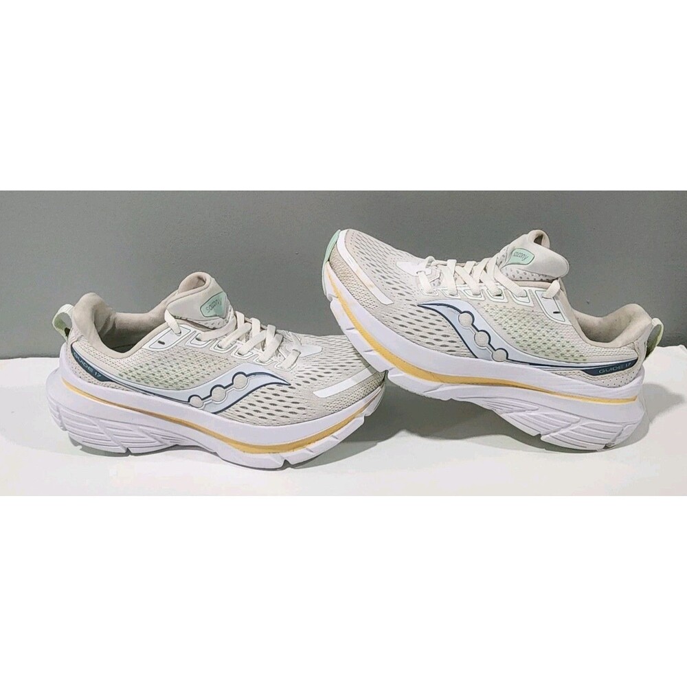 Saucony Guide 17 White Peel S10936-220 Women’s Running Sports Sneakers Sizes 7 - Picture 2 of 10